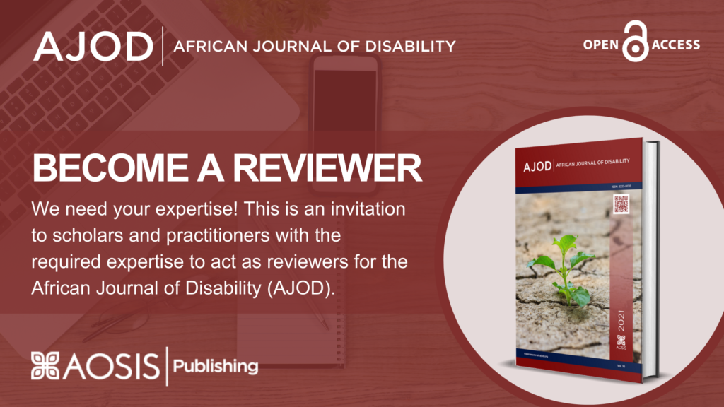 Aosis Call For Reviewers For The African Journal Of Disability Aosis