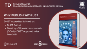 AOSIS Call for Papers: Journal for Transdisciplinary Research