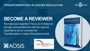 AOSIS Call for Reviewers for Transformation in Higher Education