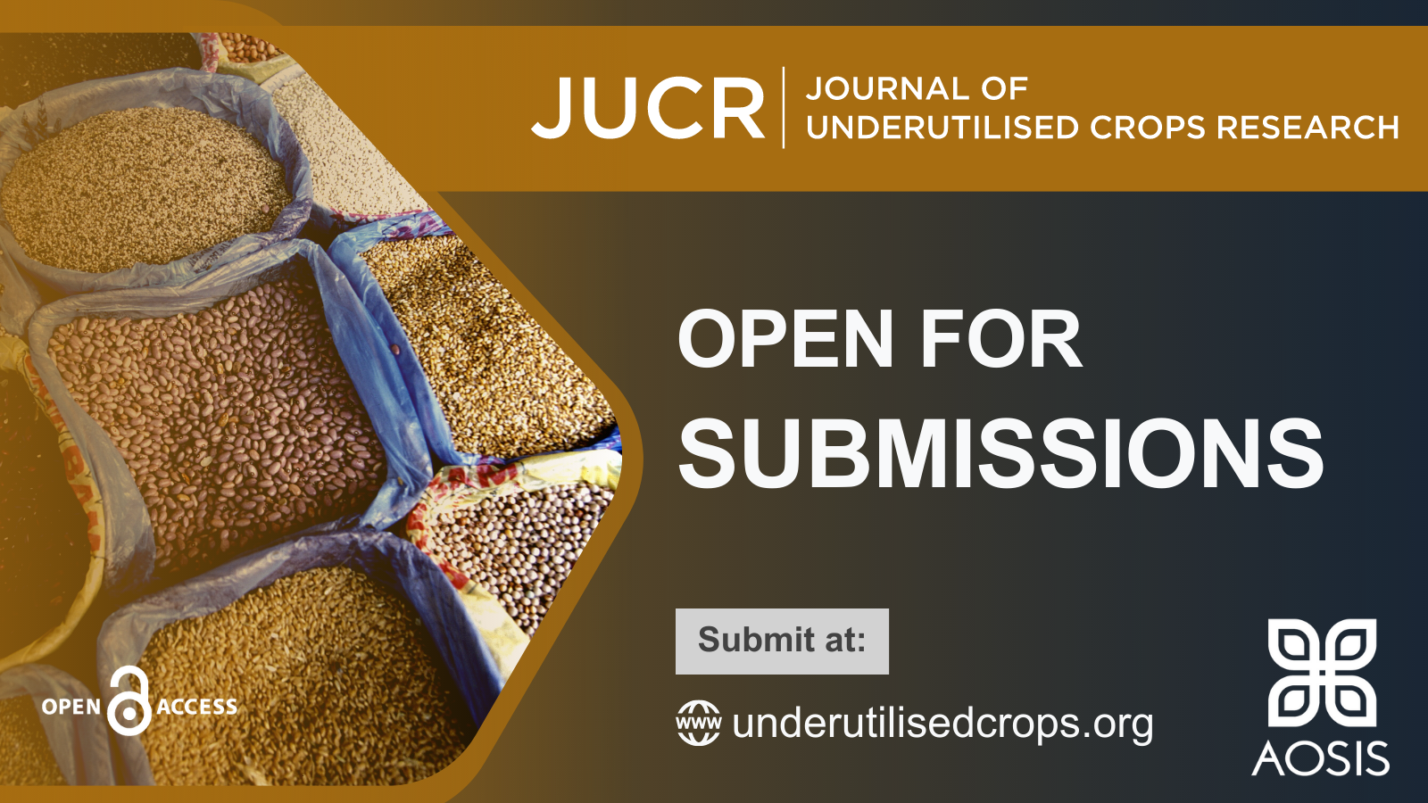The Journal of Underutilised Crops Research now open for submissions