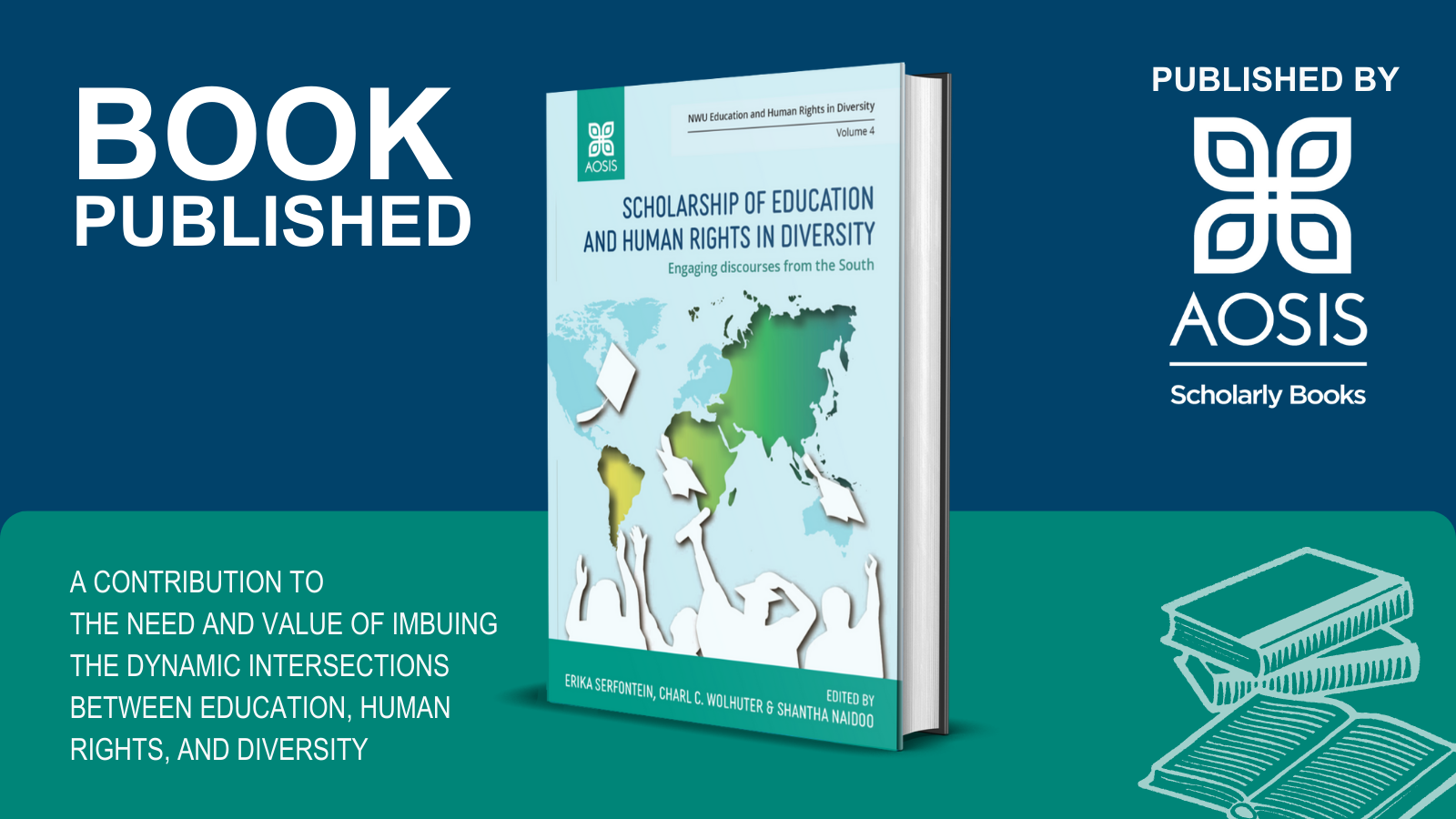 AOSIS Books publishes ‘Scholarship of education and human rights in diversity’