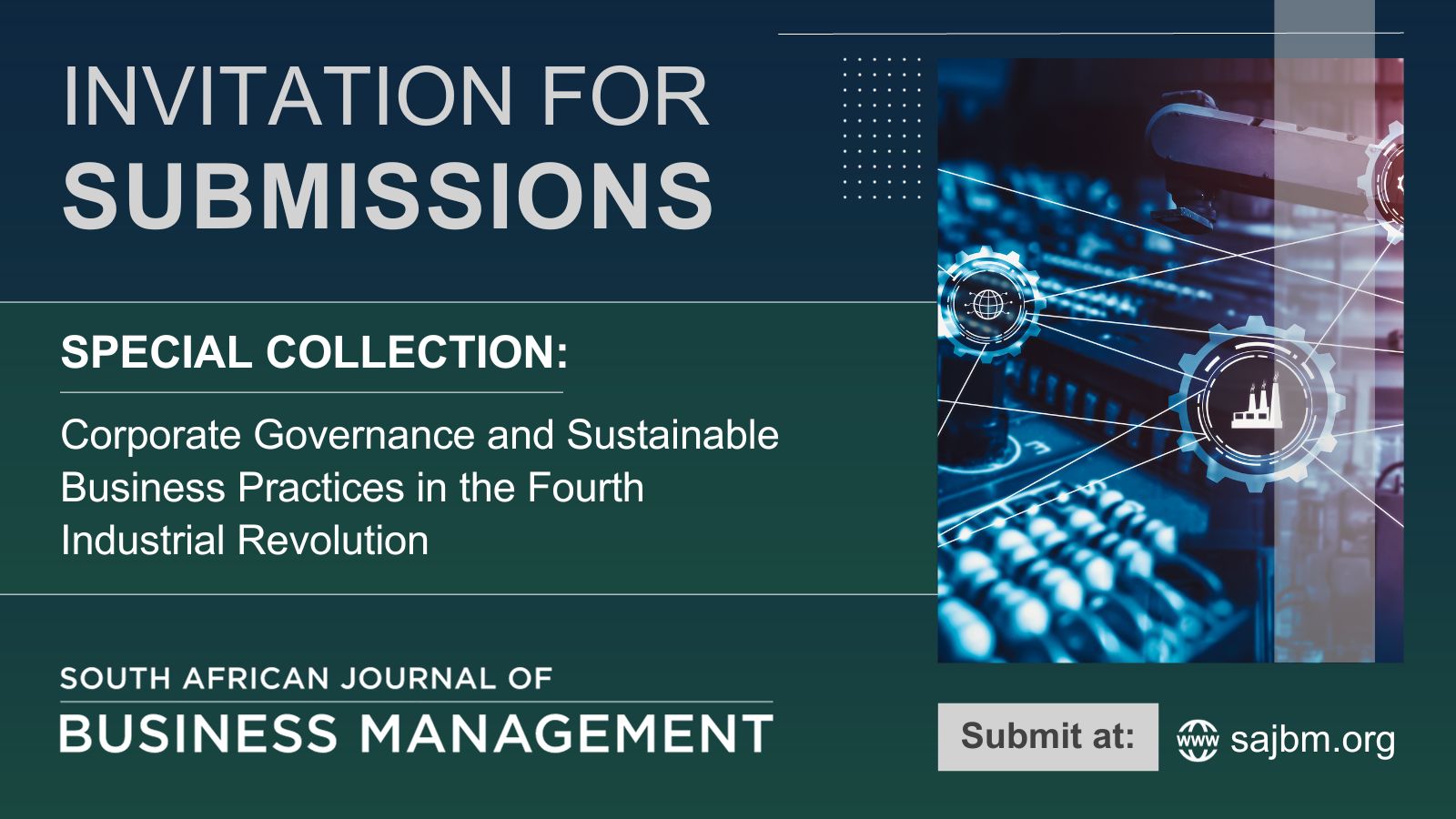 Invitation for submissions: Special Collection in South African Journal of Business Management