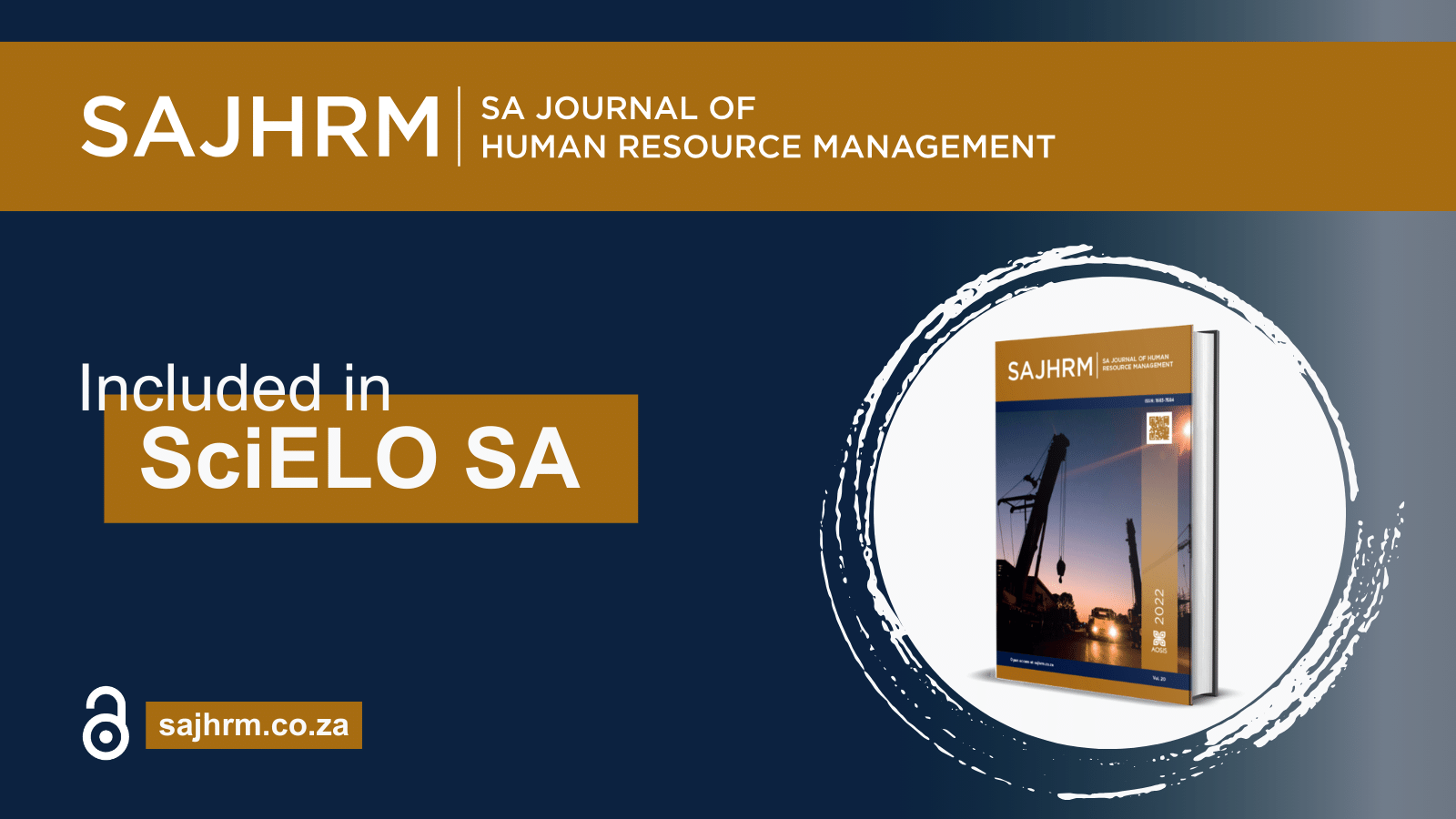 SciELO SA includes SA Journal of Human Resource Management (SAJHRM)