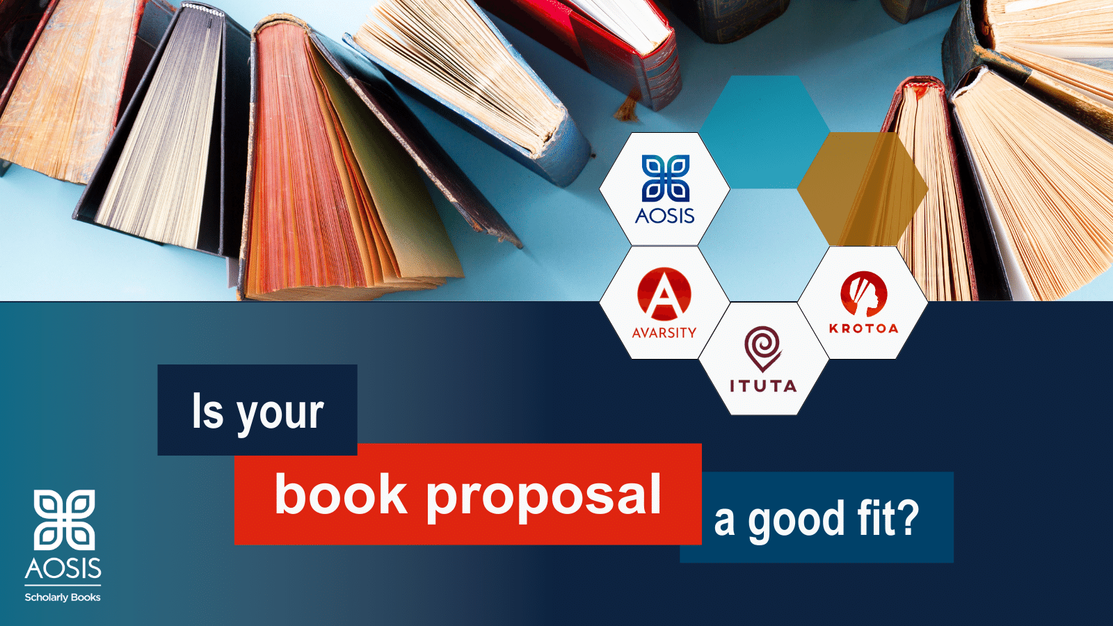 Discover the right fit for your book proposal: AOSIS Scholarly Books welcomes you 