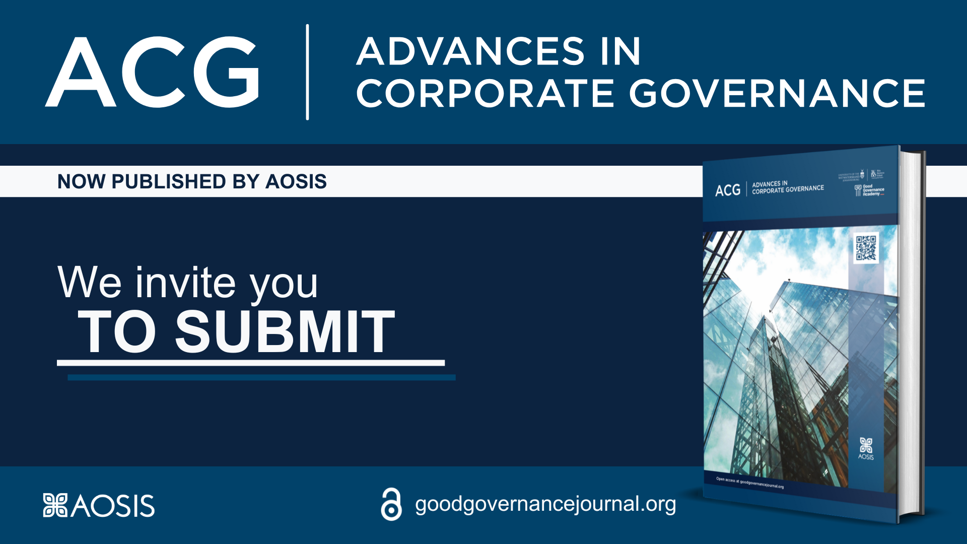 Now published by AOSIS: 'Advances in Corporate Governance'